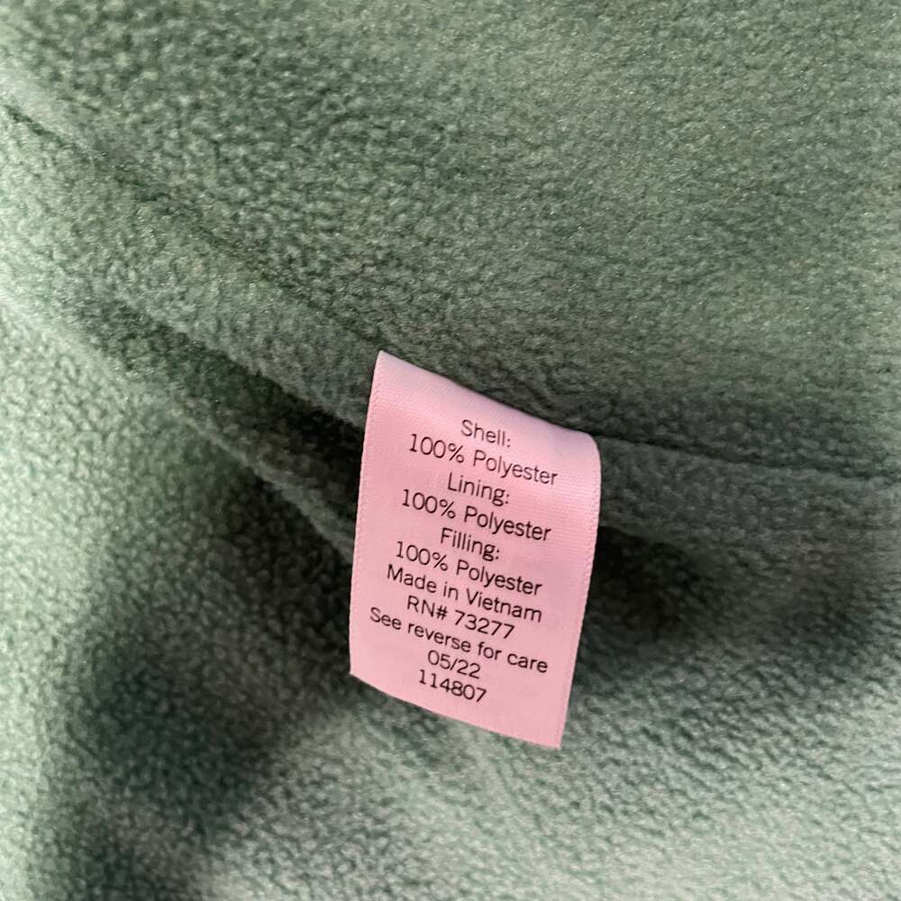 Croft & Barrow Green Quilted Vest Women’s Petite PM Snap Front - Picture 4 of 6